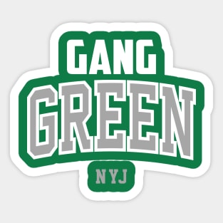 Gang Green Football New York Sticker